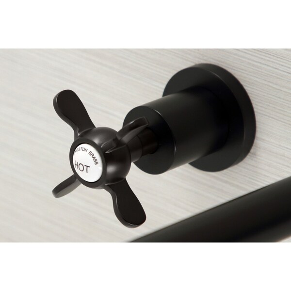 KS8040BEX Wall Mount Tub Faucet, Matte Black